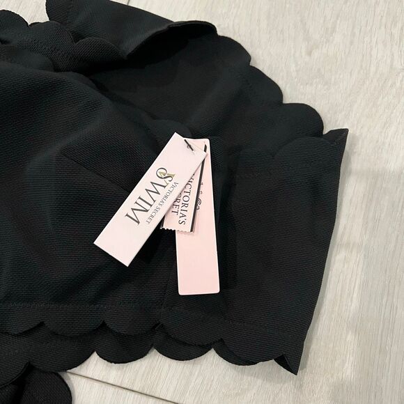 Victoria's secret swim scallop dress cutout one-piece swimsuit size L - Picture 5 of 8